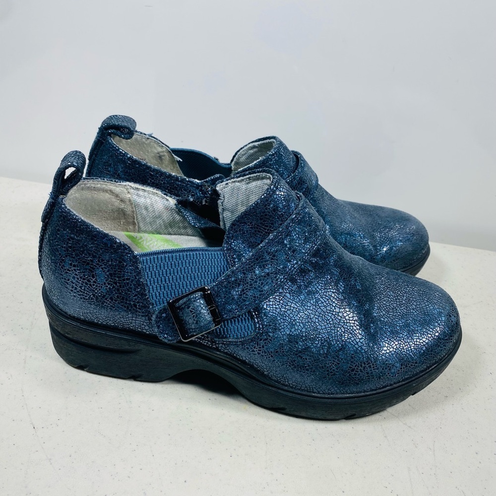Align By Nurse Mates Women's Arya Slip Resistant Nursing Clog Navy size 8W - Picture 2 of 8